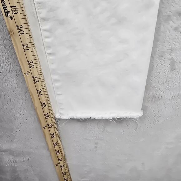 Frank & Eileen Cork Straight Leg Button-Fly Women Jeans White Sz 30 Fits 31x26 - Picture 14 of 16